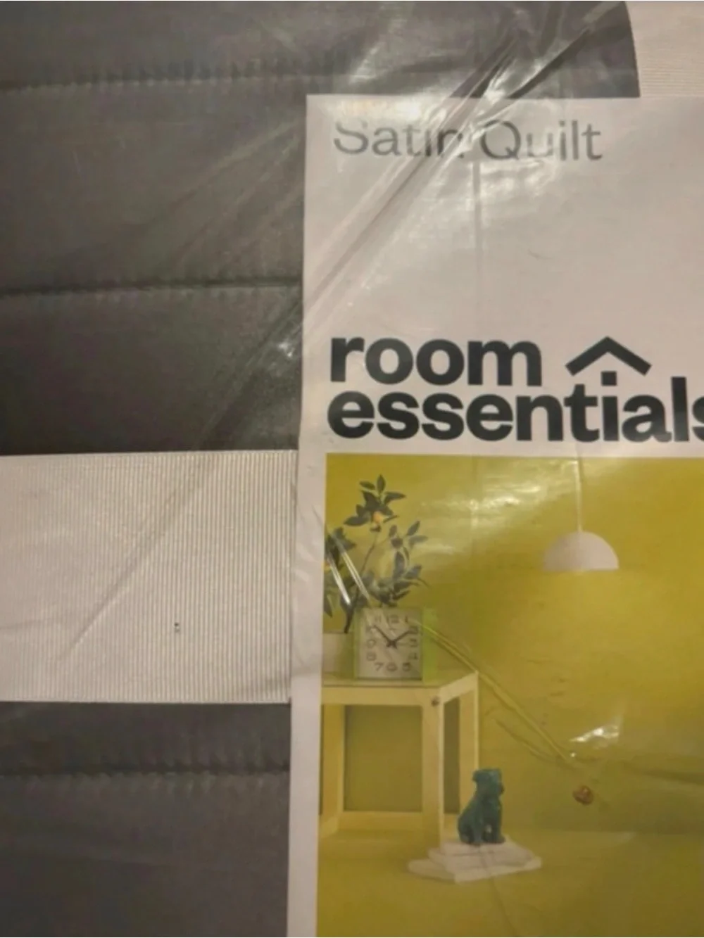 Room Essentials Gray Twin XL Quilt